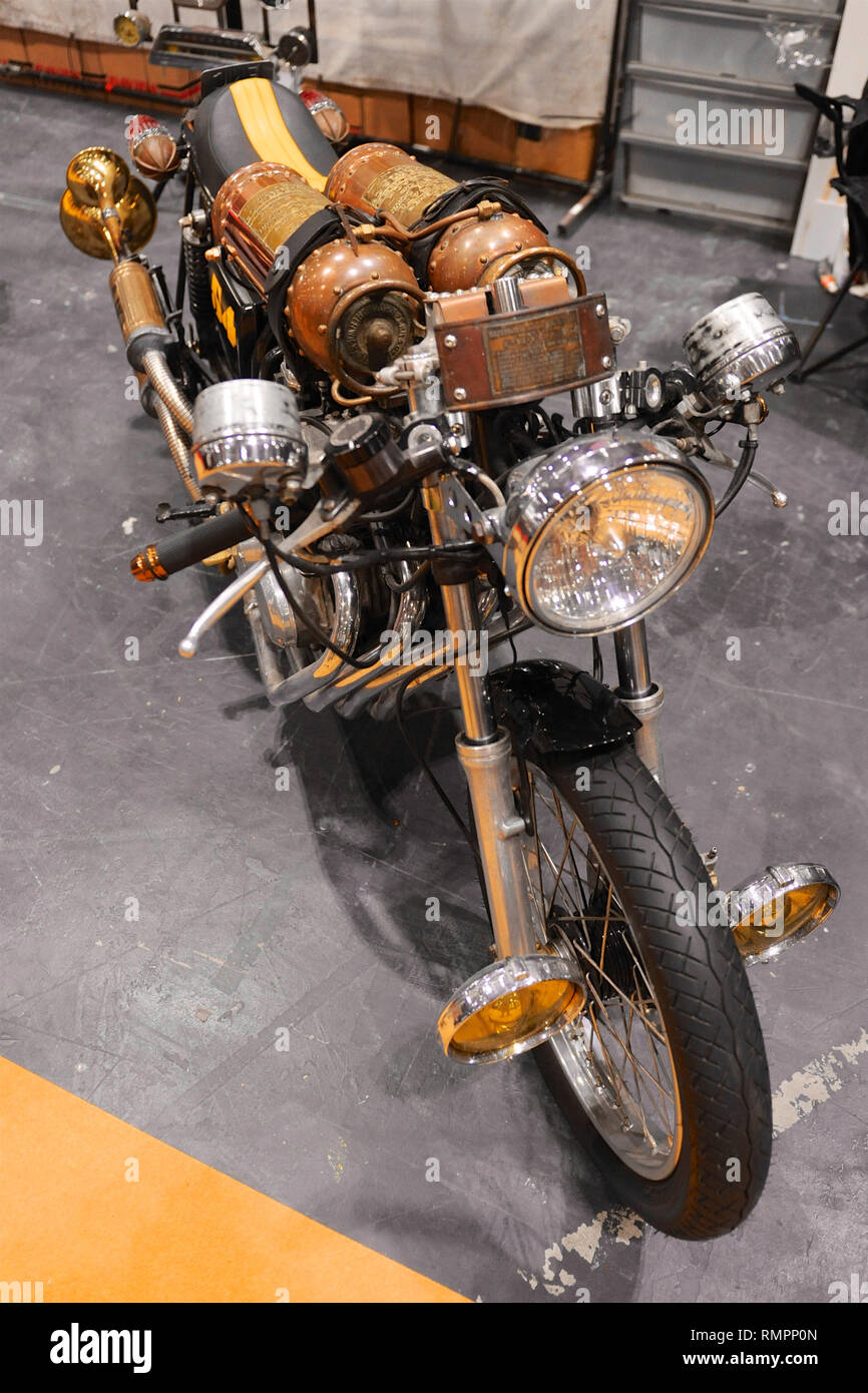 Steampunk motorcycles hires stock photography and images Alamy