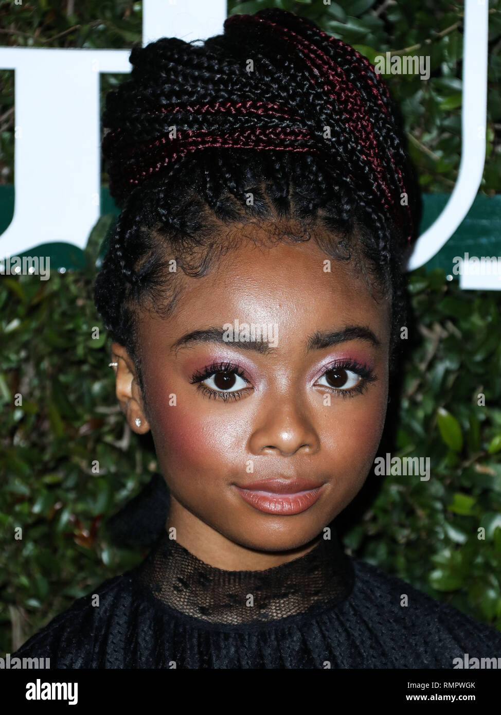 Los Angeles Ca Usa February 15 Actress Skai Jackson Arrives