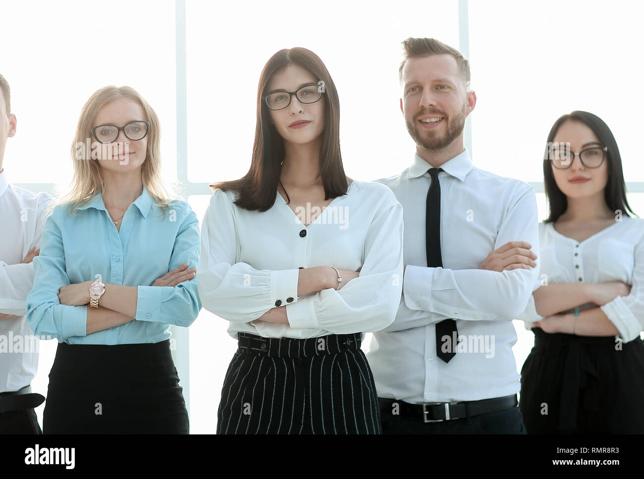 group of successful young people standing together Stock Photo - Alamy