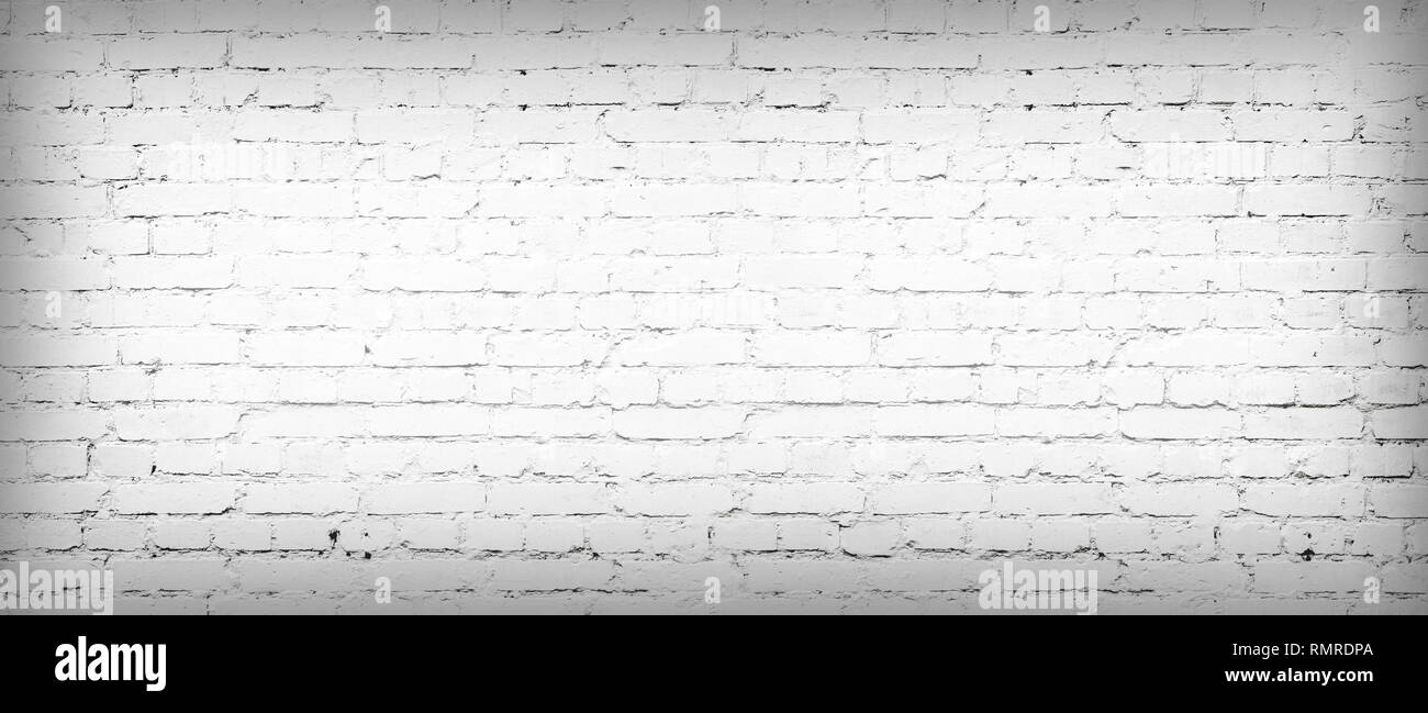 white brick wall texture grunge background Stock Photo - Alamy