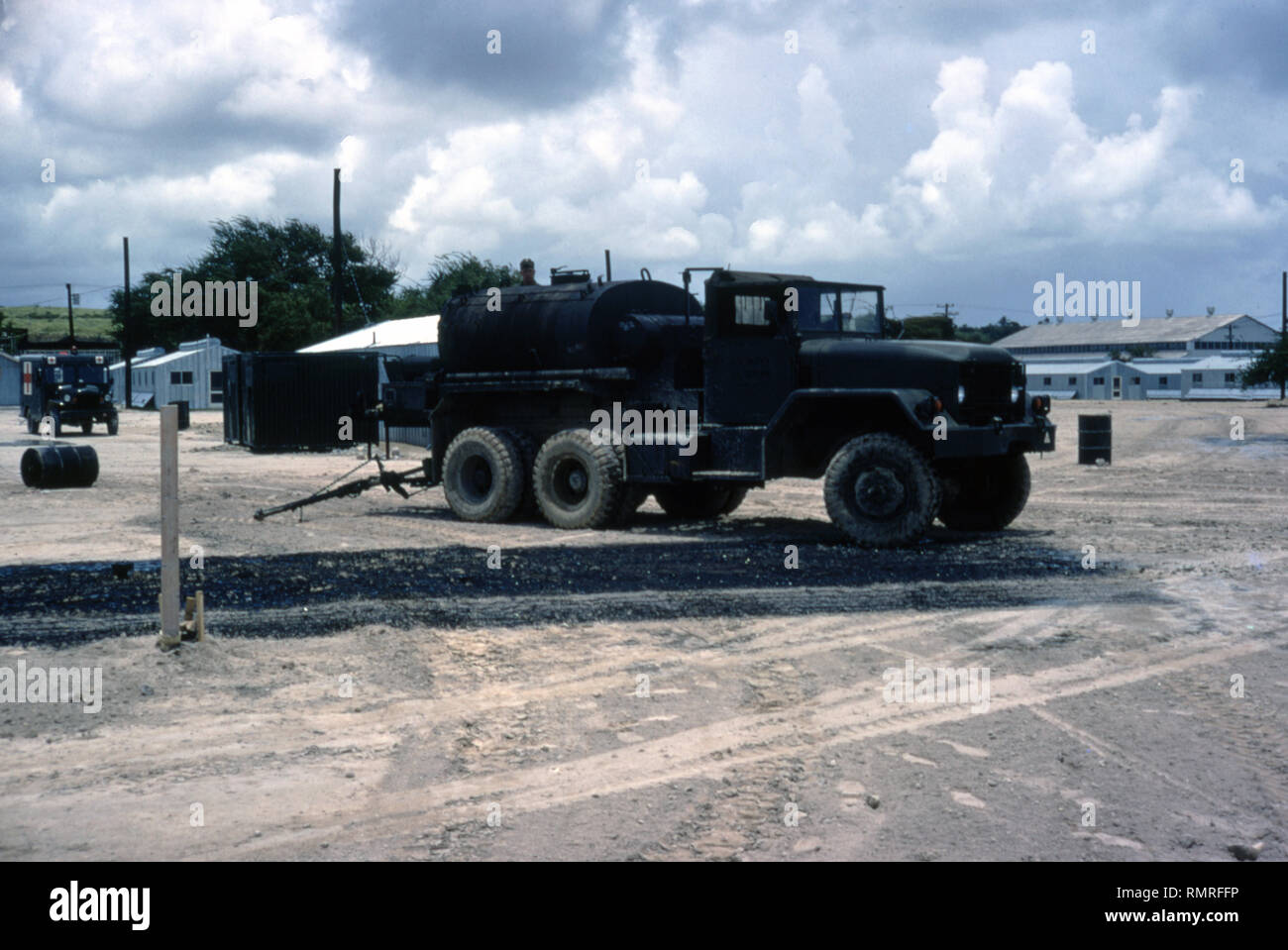 US ARMY / United States Army Tankwagen / Fuel Servicing Truck M54 Stock Photo