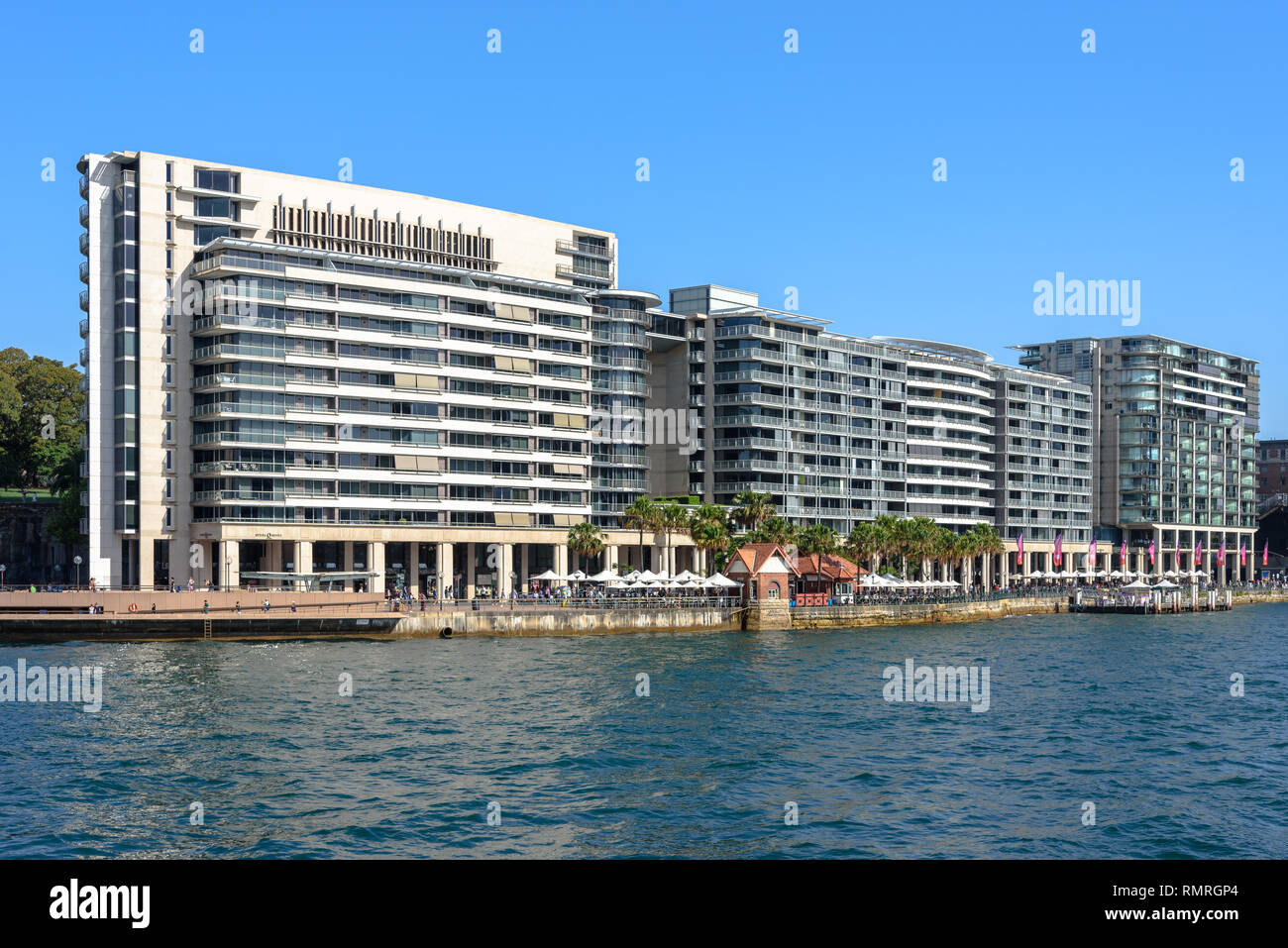 The apartment buildings erected right next to the Sydney Opera House on