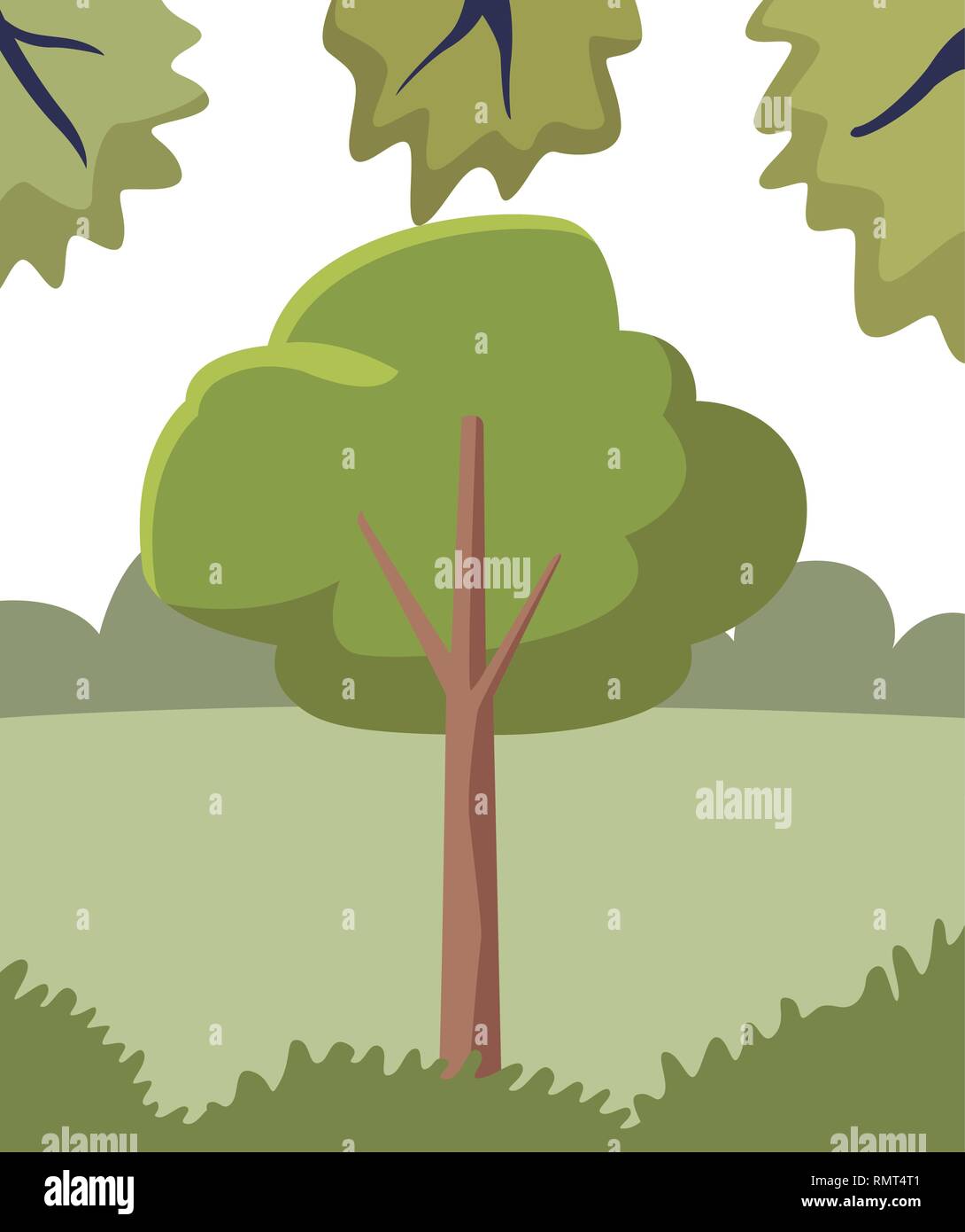 tree nature green Stock Vector Image & Art - Alamy