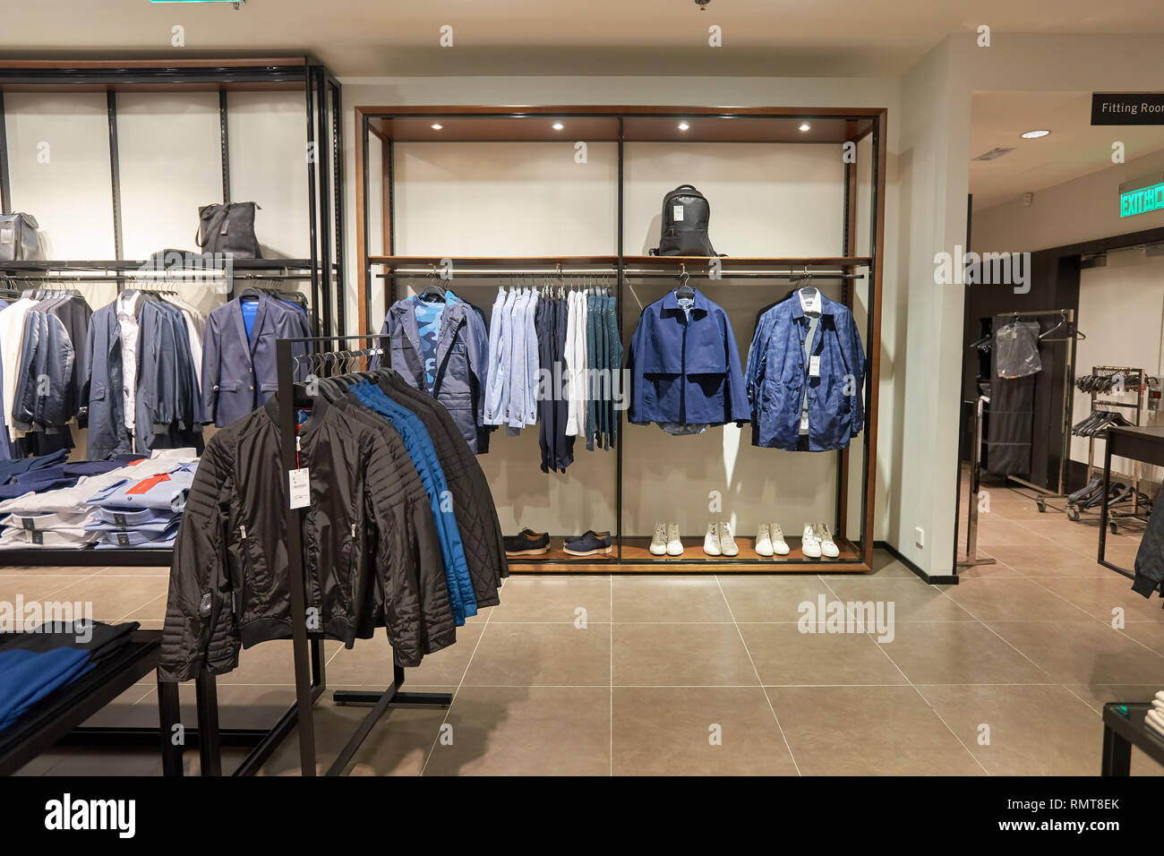 Hong Kong Circa January 2016 Inside Of Zara Store At