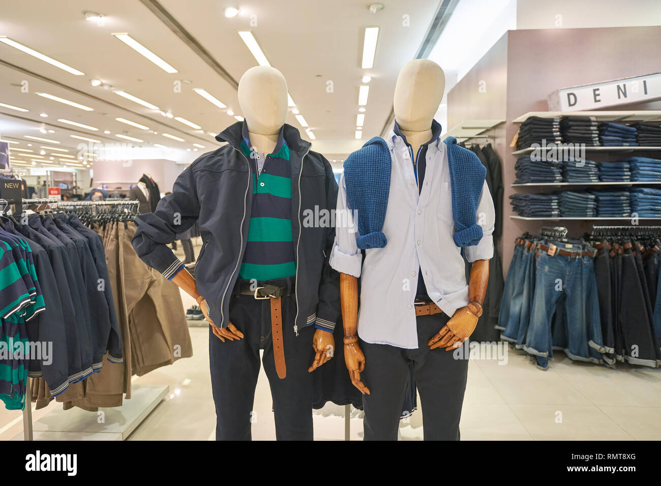HONG KONG - CIRCA JANUARY, 2016: inside of a Marks and Spencer store in ...