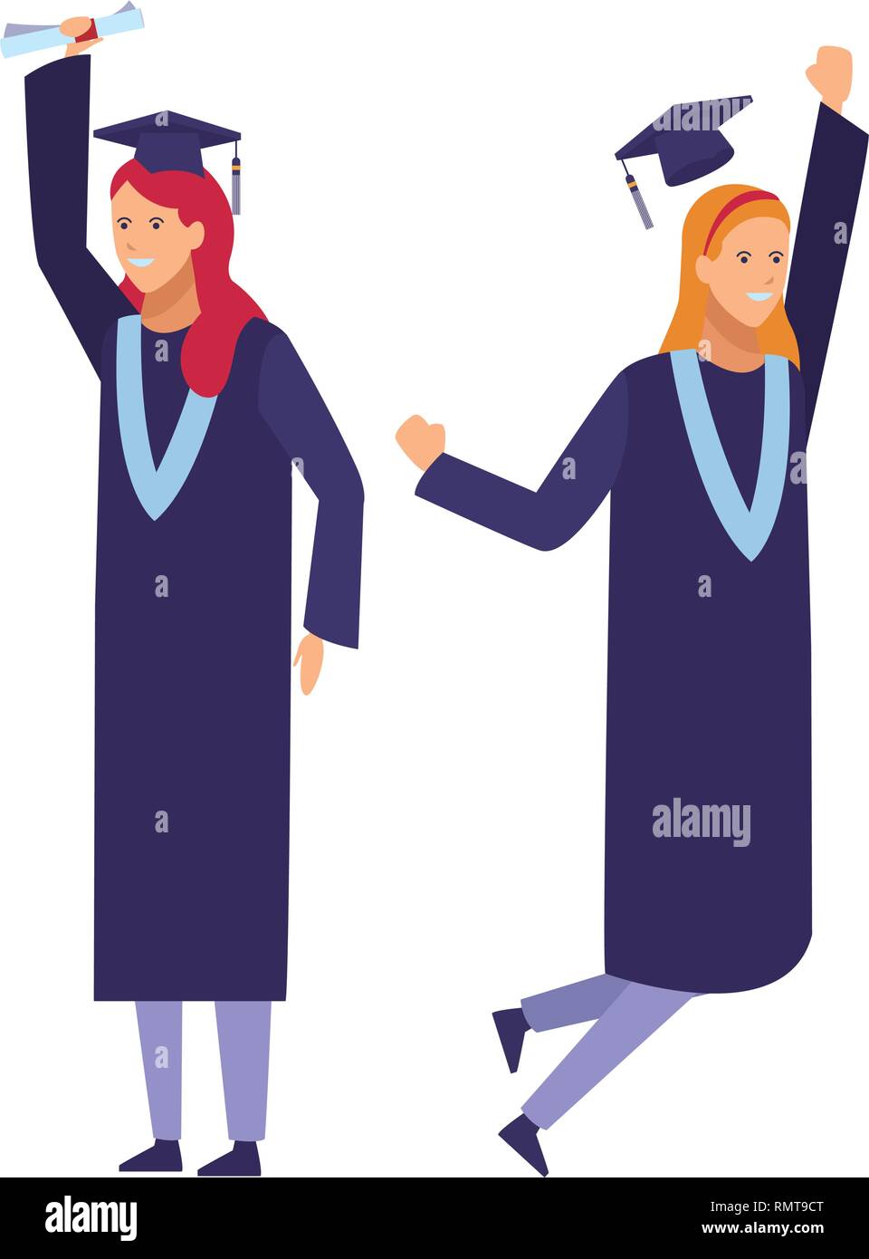 Students graduation ceremony Stock Vector Image & Art - Alamy