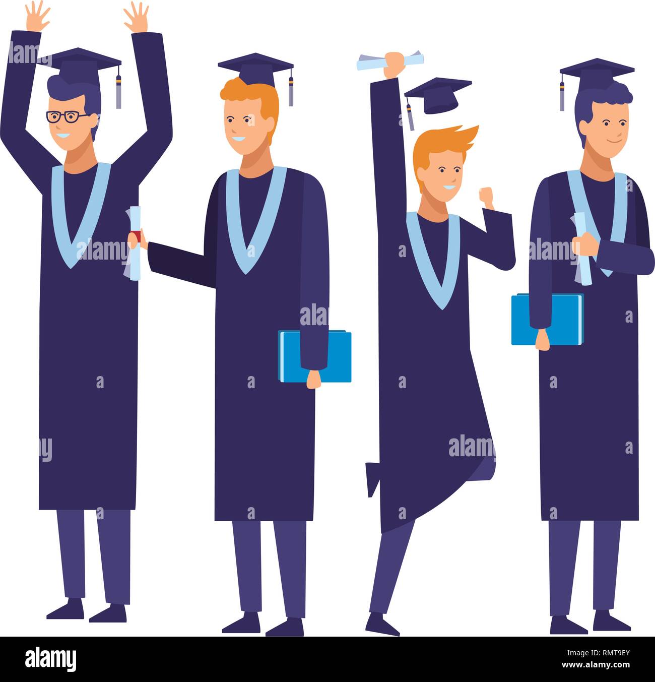 Students graduation ceremony Stock Vector Image & Art - Alamy