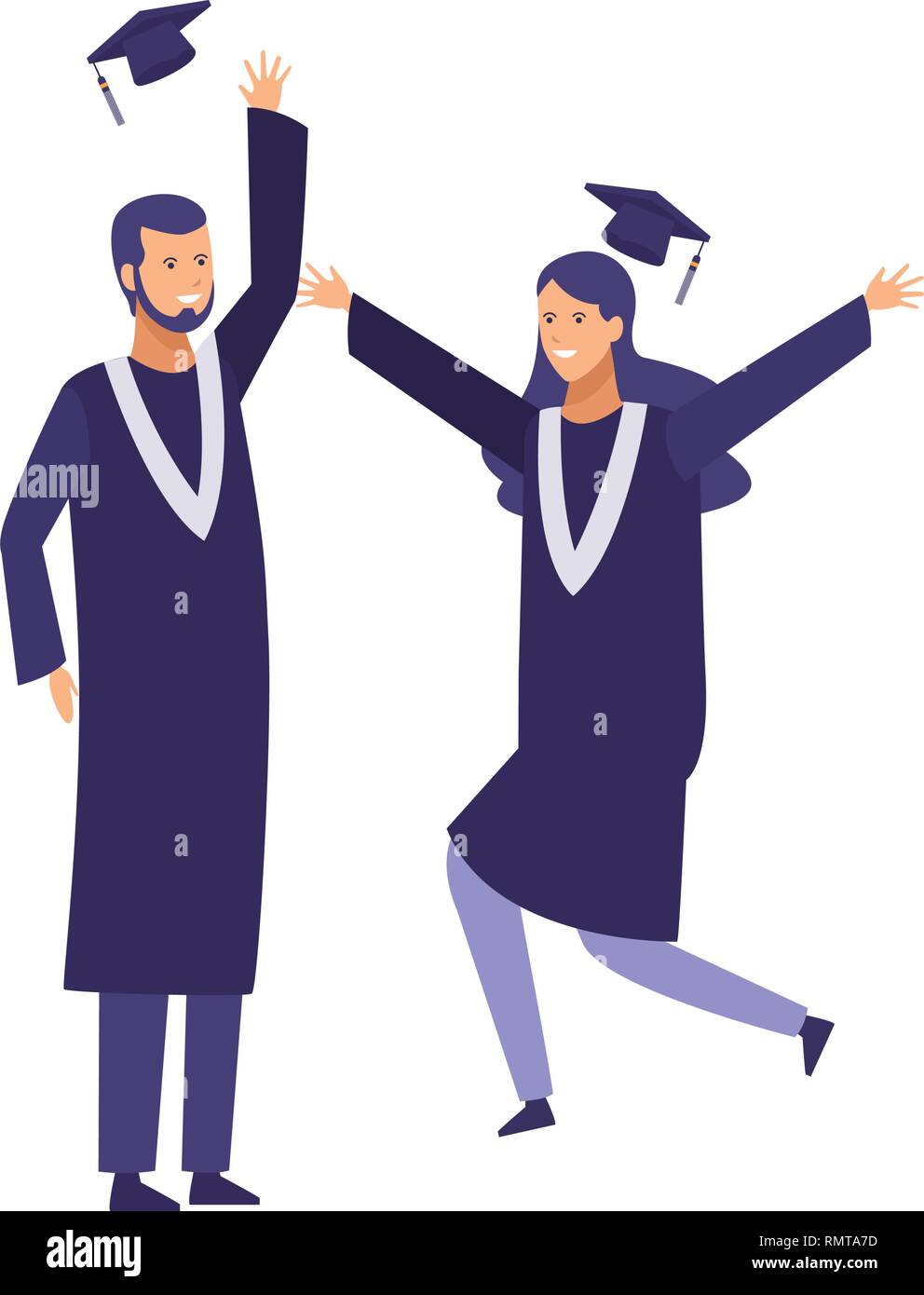 Students graduation ceremony Stock Vector Image & Art - Alamy