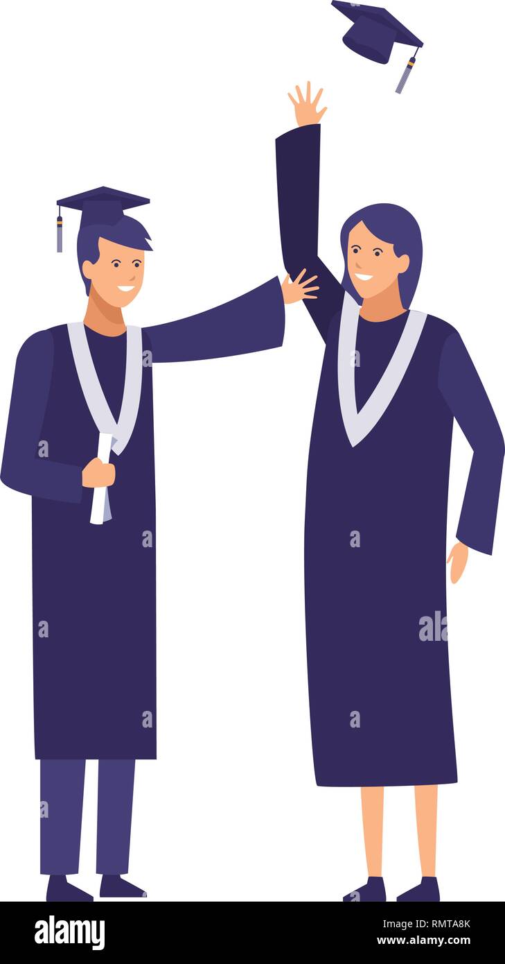 Students graduation ceremony Stock Vector Image & Art - Alamy