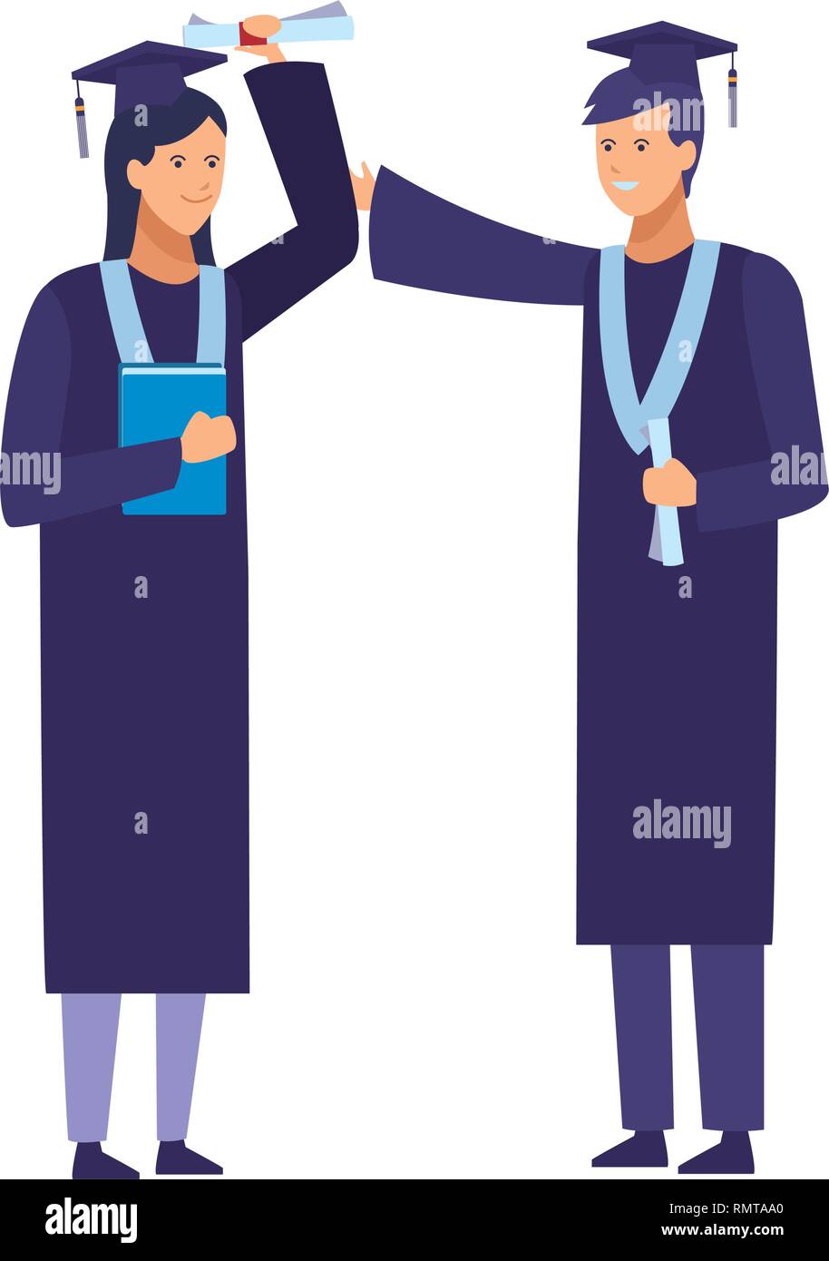 Students graduation ceremony Stock Vector Image & Art - Alamy