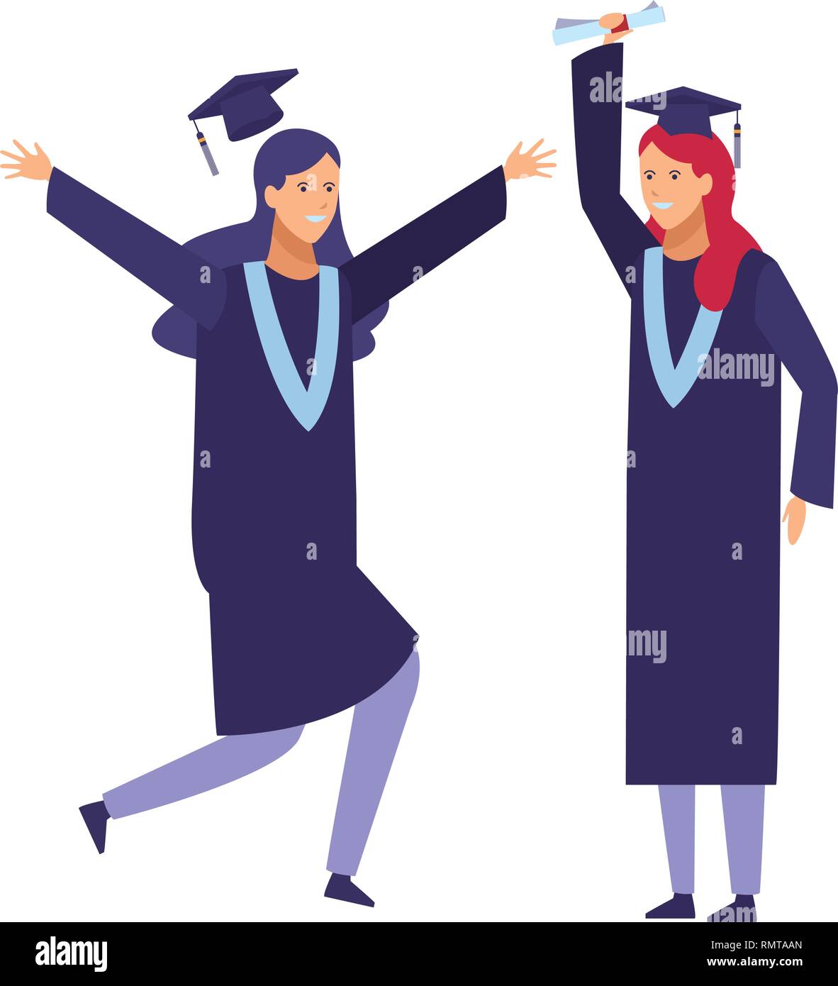 Students graduation ceremony Stock Vector Image & Art - Alamy