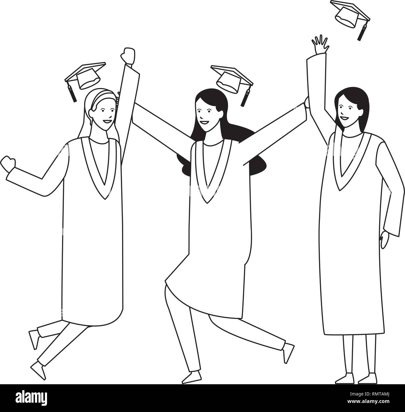 Students graduation ceremony Stock Vector Image & Art - Alamy