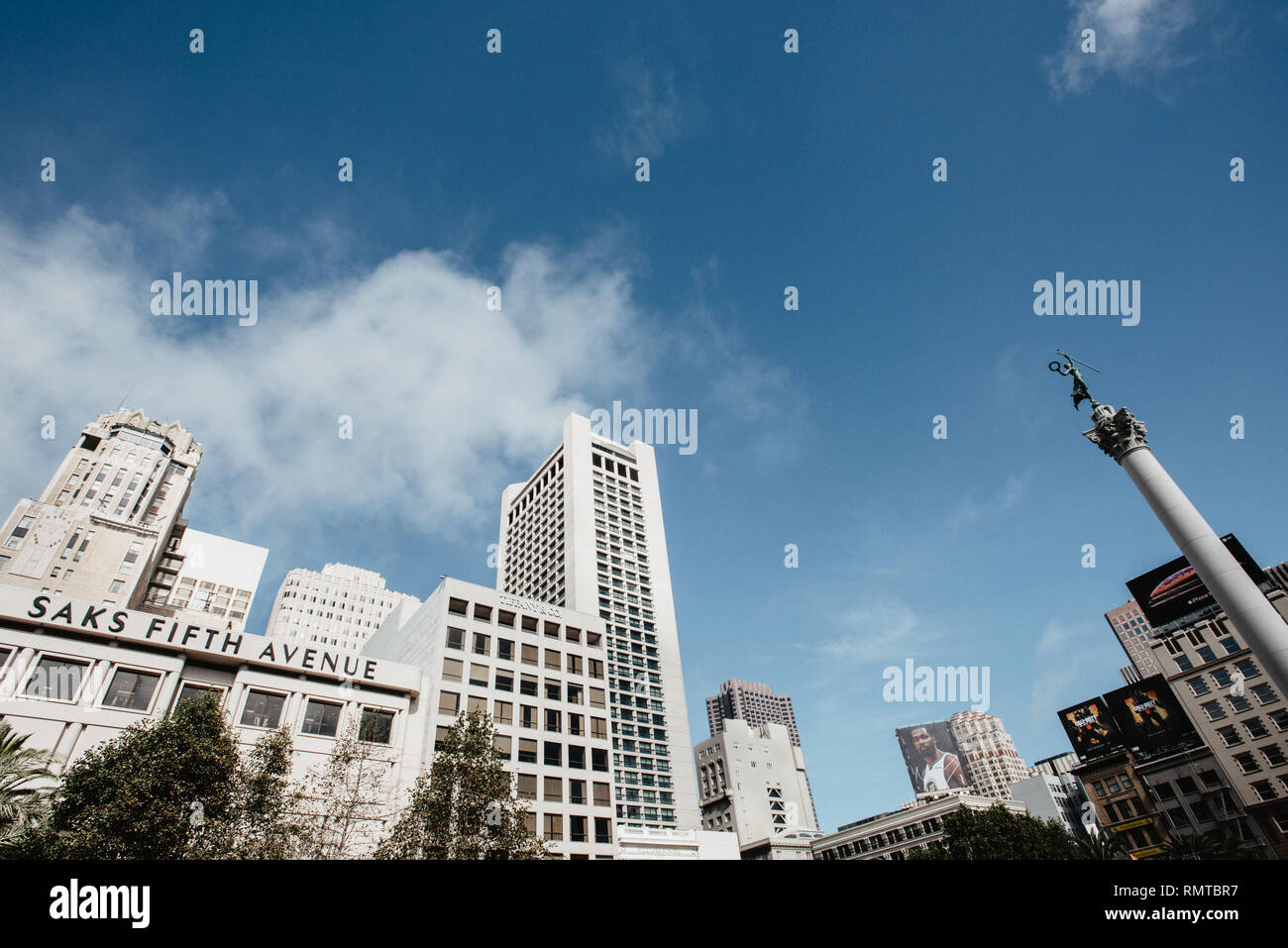 Saks Fifth Avenue. Union Sq. San Francisco. Stock Photo