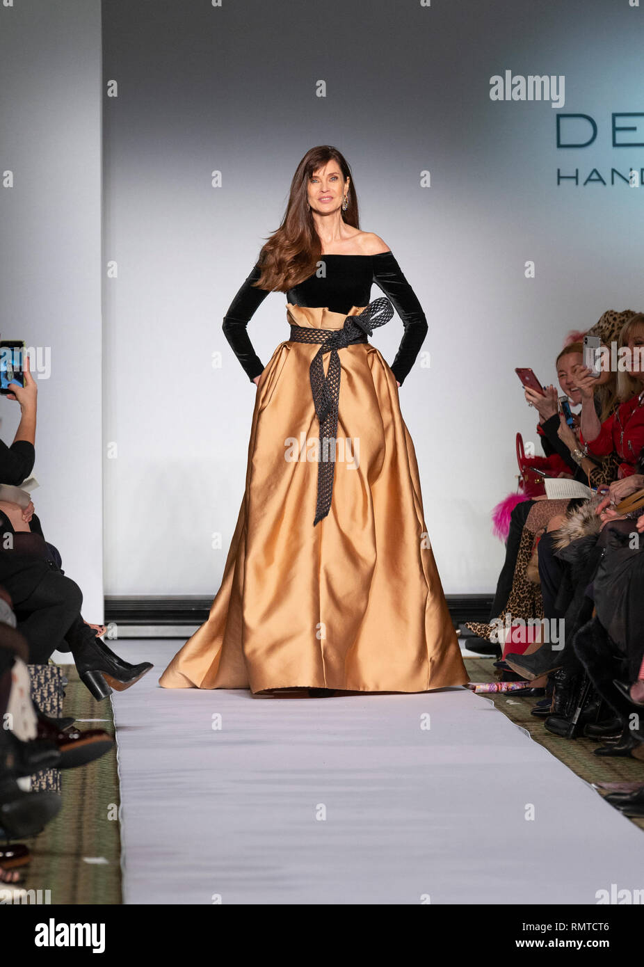 Carol Alt walks runway for Dennis Basso Fall/Winter 2019 collection ...