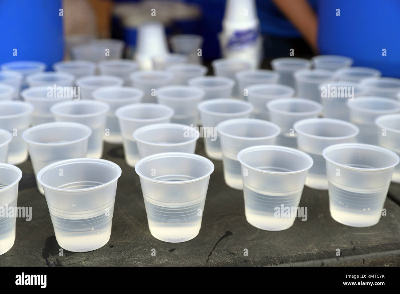 Water Table At The Marathon High Resolution Stock Photography And Images Alamy