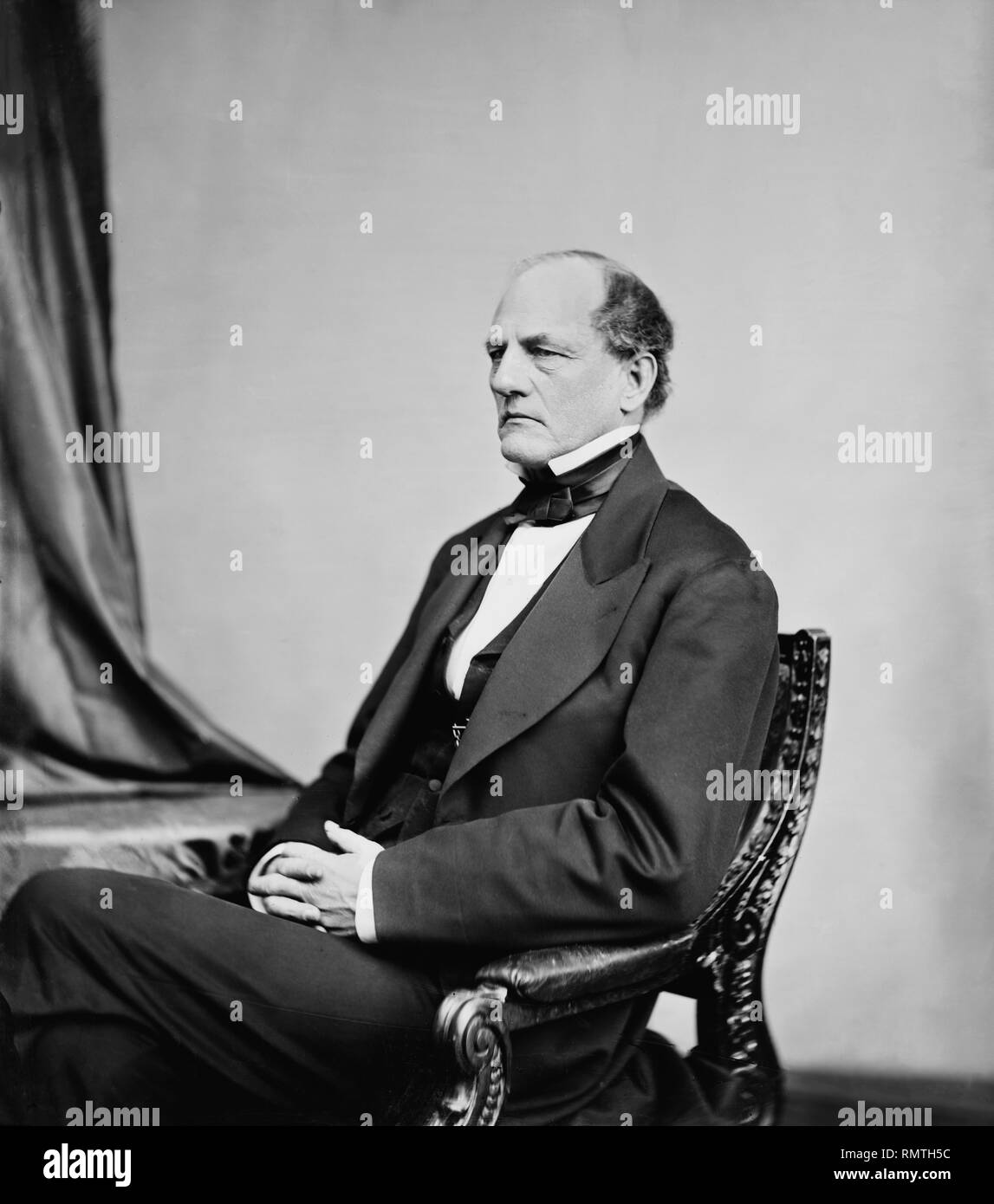 George Washington Woodward (1809-75), Democratic Member of U.S. House of Representatives from Pennsylvania, Brady-Handy Photograph Collection, Late 1860's Stock Photo