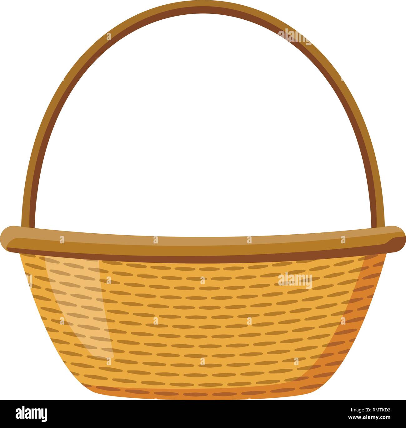 wicker basket picnic Stock Vector Image & Art - Alamy