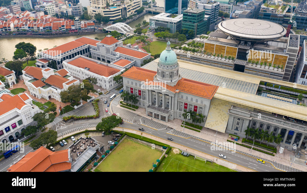 Former City Hall and National Gallery, Singapore Stock Photo Alamy