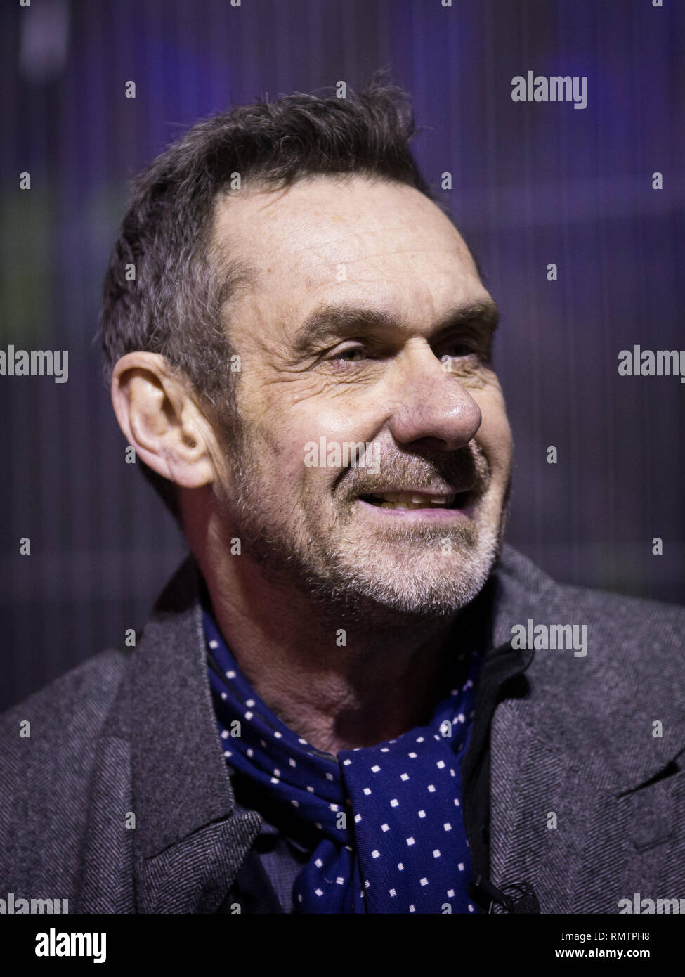 People’s Vote supporters watch Parliamentary debate live in Parliament Square ahead of Theresa May's Brexit withdrawal deal  Featuring: Paul Mason Where: London, United Kingdom When: 15 Jan 2019 Credit: Wheatley/WENN Stock Photo