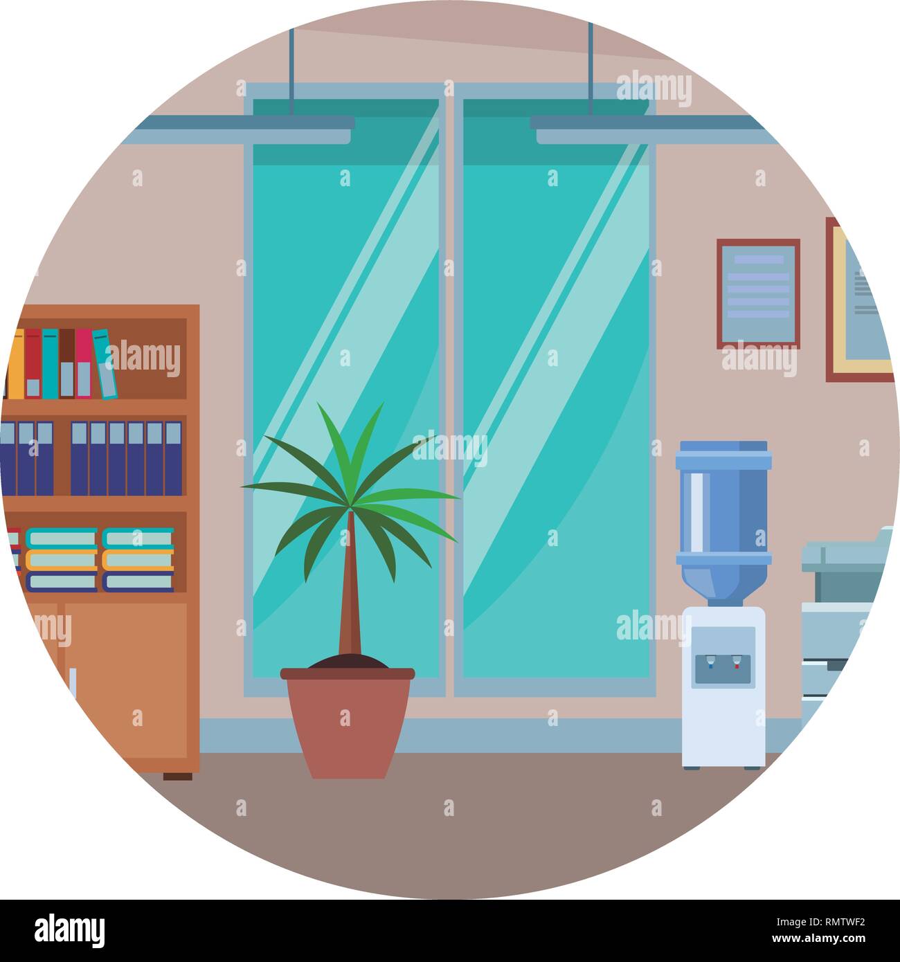 waiting room desk computer Stock Vector Image & Art - Alamy