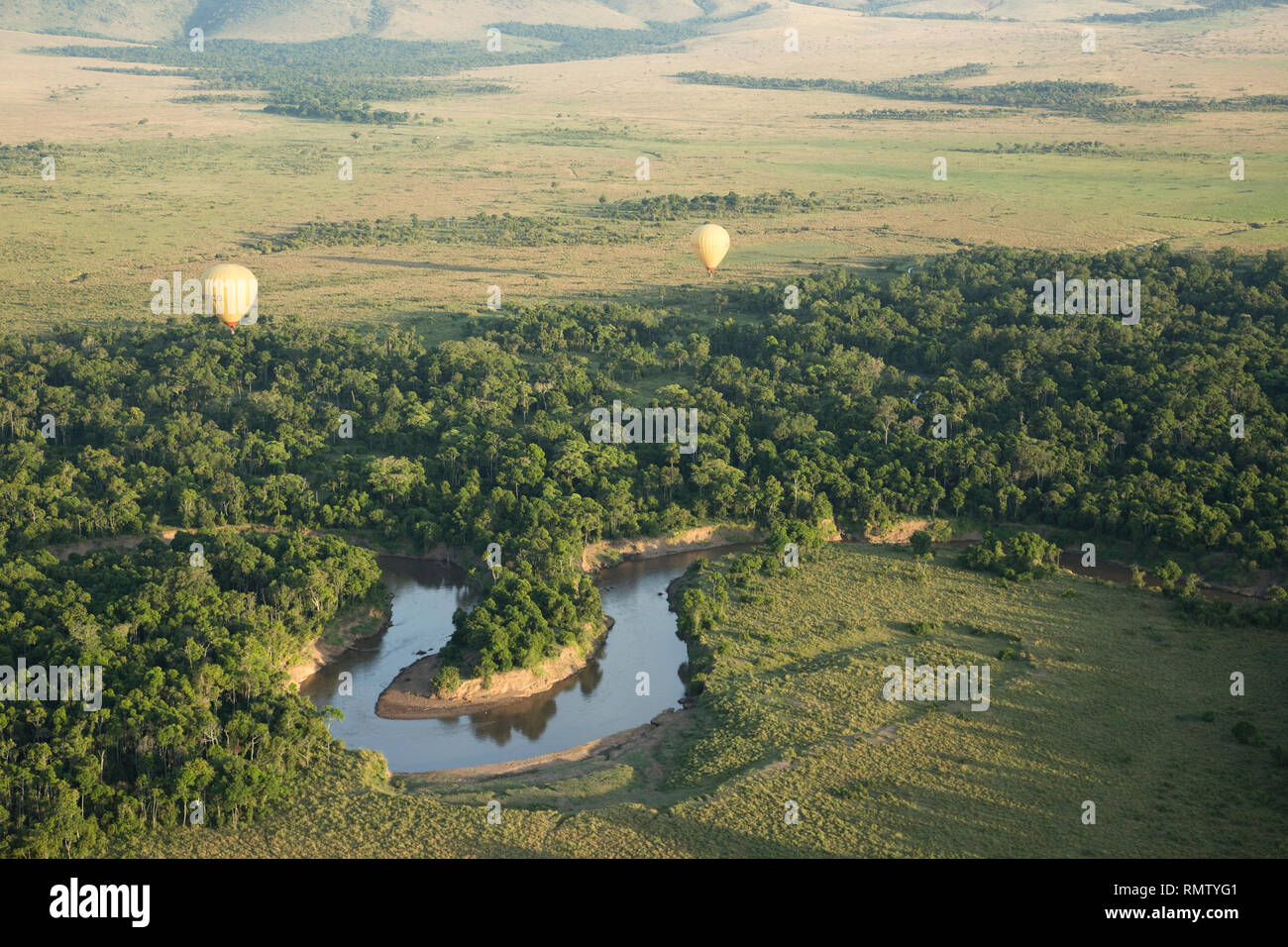 Masai mara aerial hi-res stock photography and images - Alamy