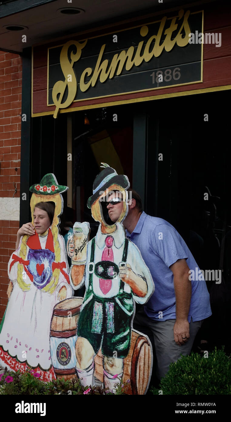 Schmidt's restaurant and banquet haus Columbus Ohio Stock Photo Alamy
