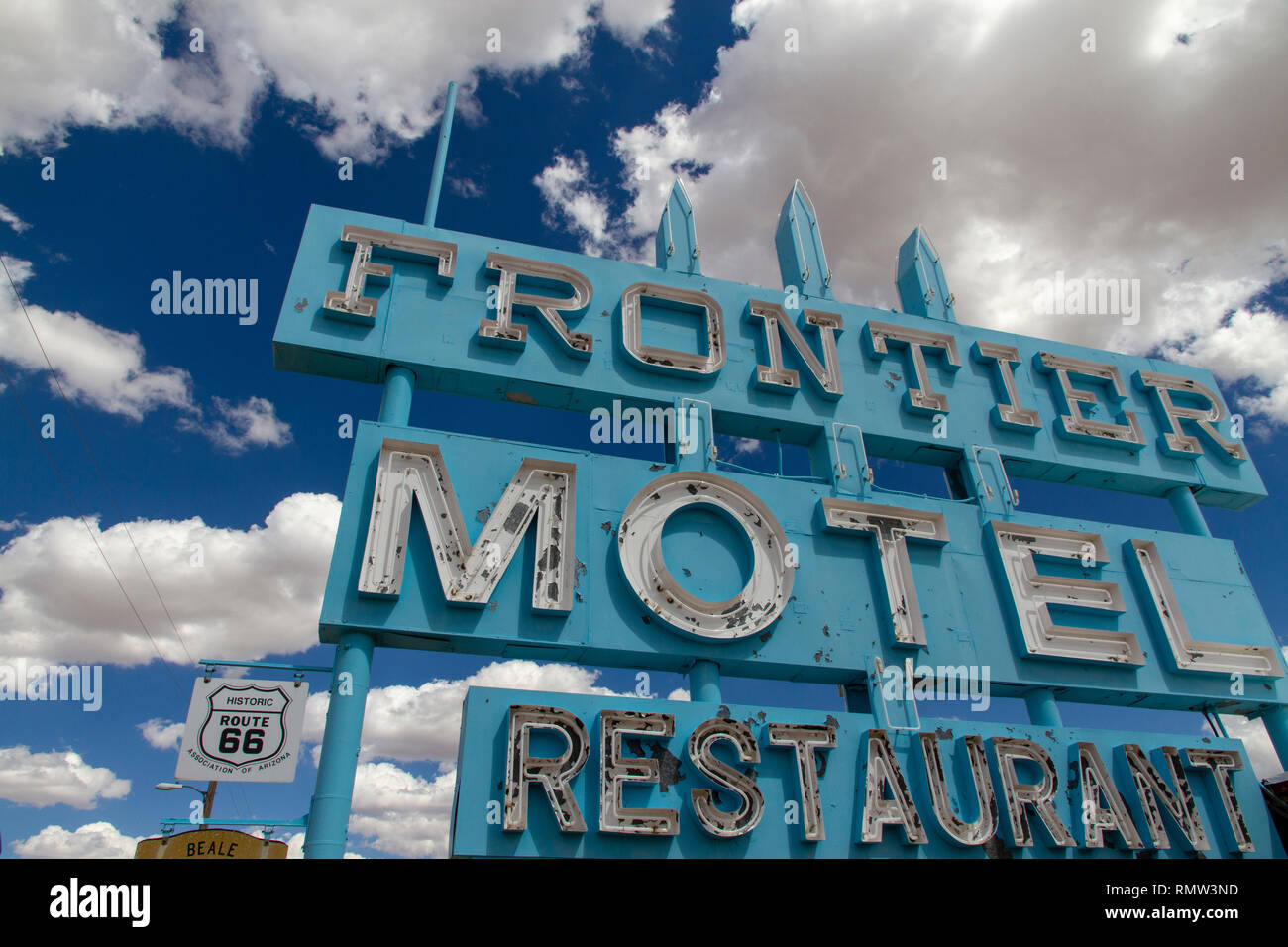 the Neon Boneyard Museum which has retired neon signs from old Las Vegas businesses and casinos. USA Stock Photo