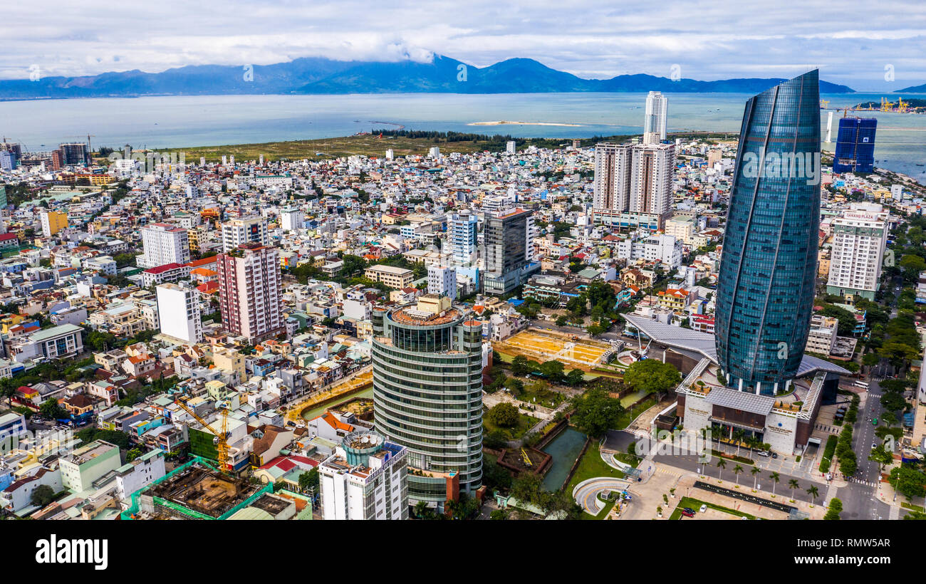 Da Nang Civic Centre Building, Da Nang, Vietnam Stock Photo