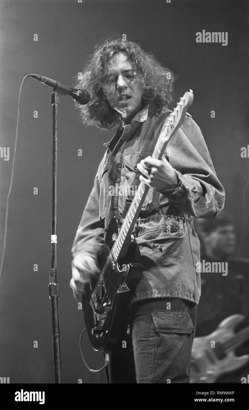 American singer Eddie Vedder of rock band Pearl Jam on stage during the  Heineken Jammin festival in..., Stock Photo, Picture And Rights Managed  Image. Pic. MDO-1976419 | agefotostock