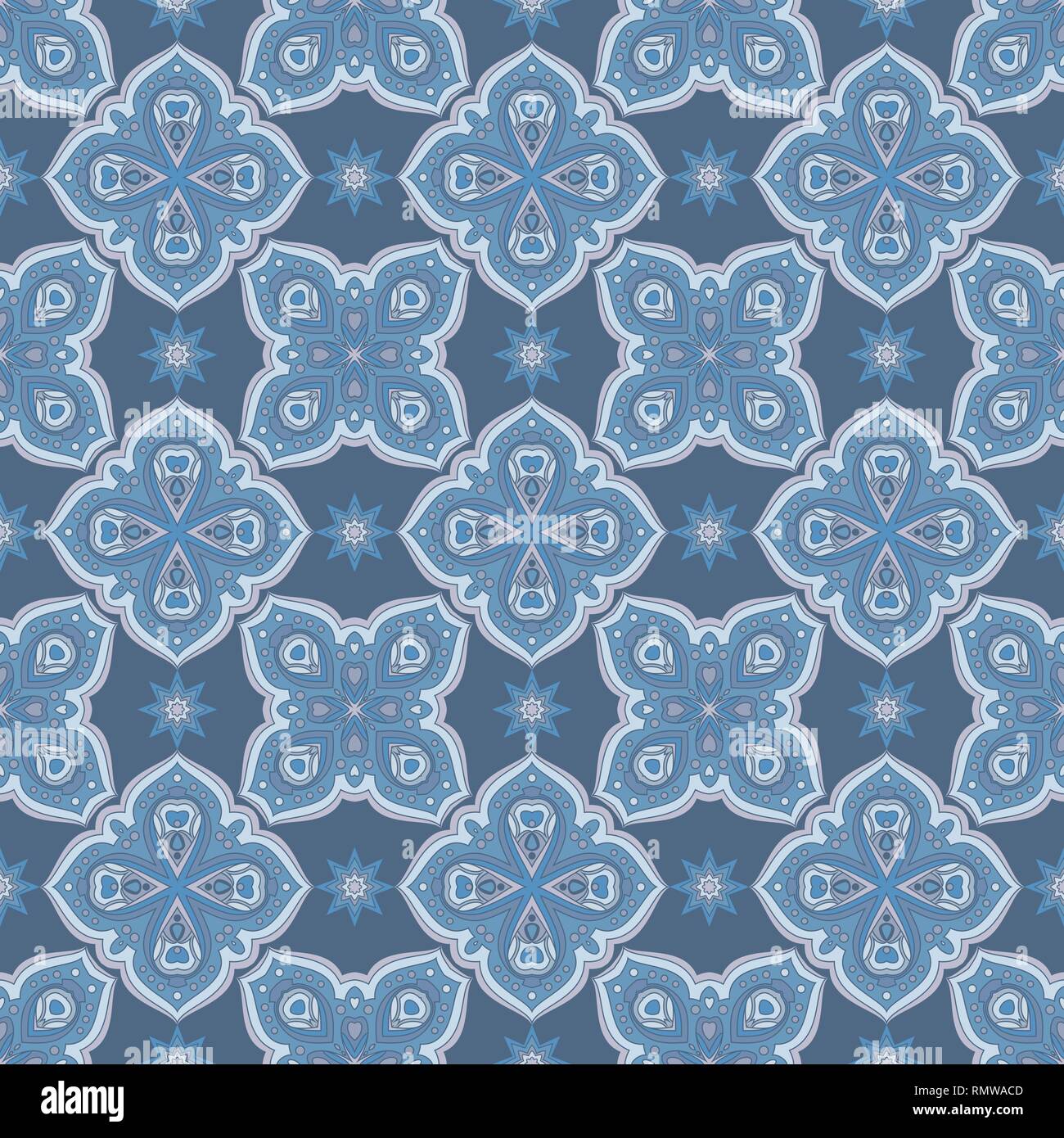 Seamless Floral Pattern Decorative And Design Elements For