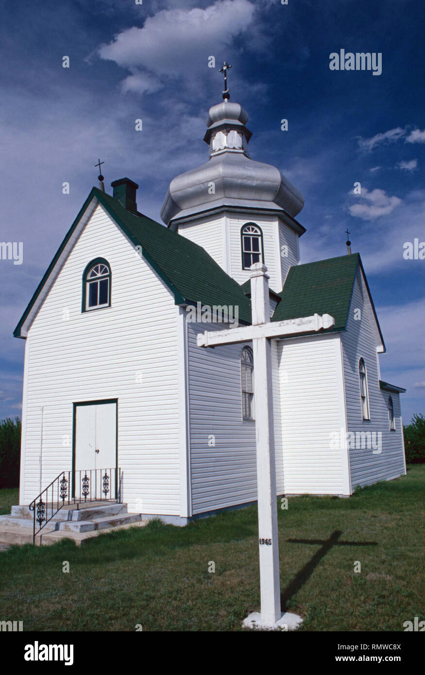 Ukrainian Orthodox church,Saskatchewan,Canada Stock Photo
