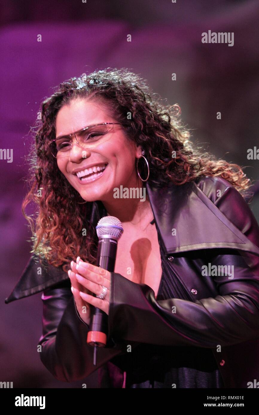 Singer Lisa Lisa, born Lisa Velez and her band Cult Jam is shown