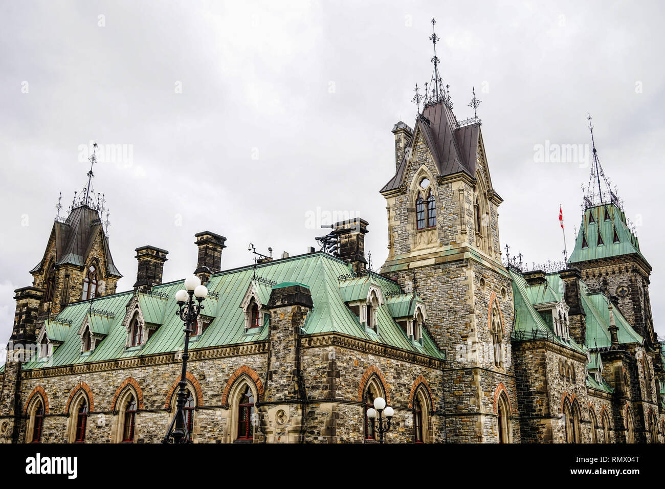 Parliament Buildings in Ottawa, Canada. The historic, neoGothic