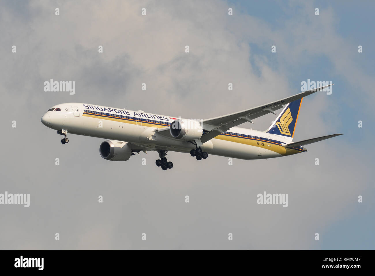 Bangkok, Thailand - Apr 21, 2018. A Boeing 787-10 Dreamliner of ...