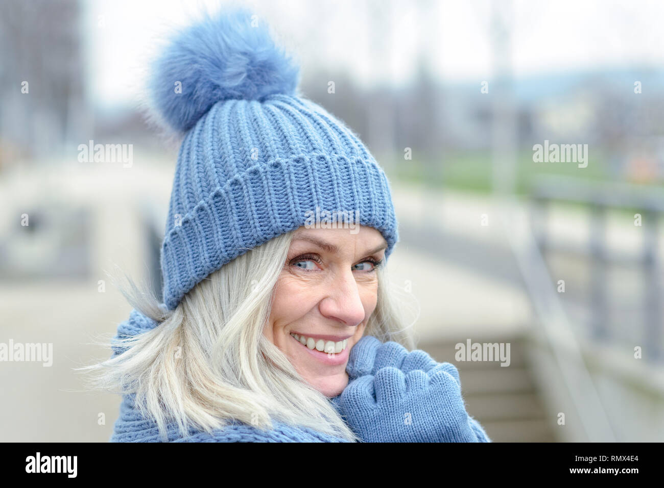 matching hat and scarf