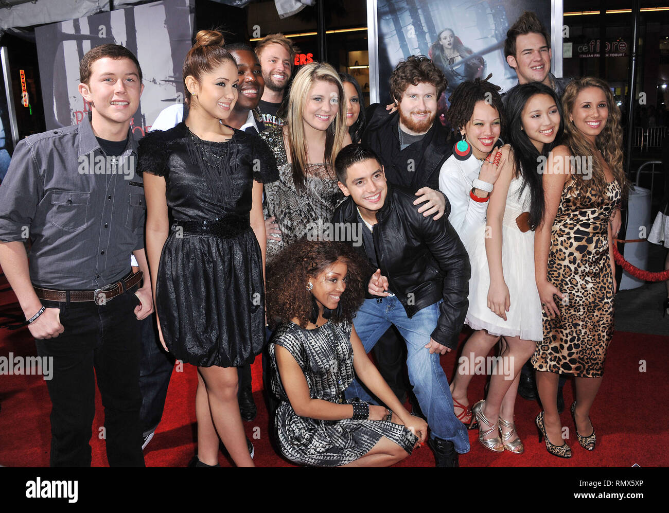 American idol, Last 13 at Red Riding Hood Premiere at the Chinese