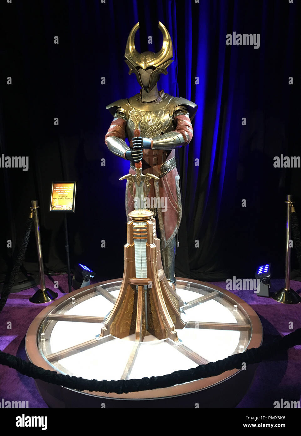 Hollywood Movie Costumes and Props: Chris Hemsworth's Thor costume from  Avengers: Infinity War on display