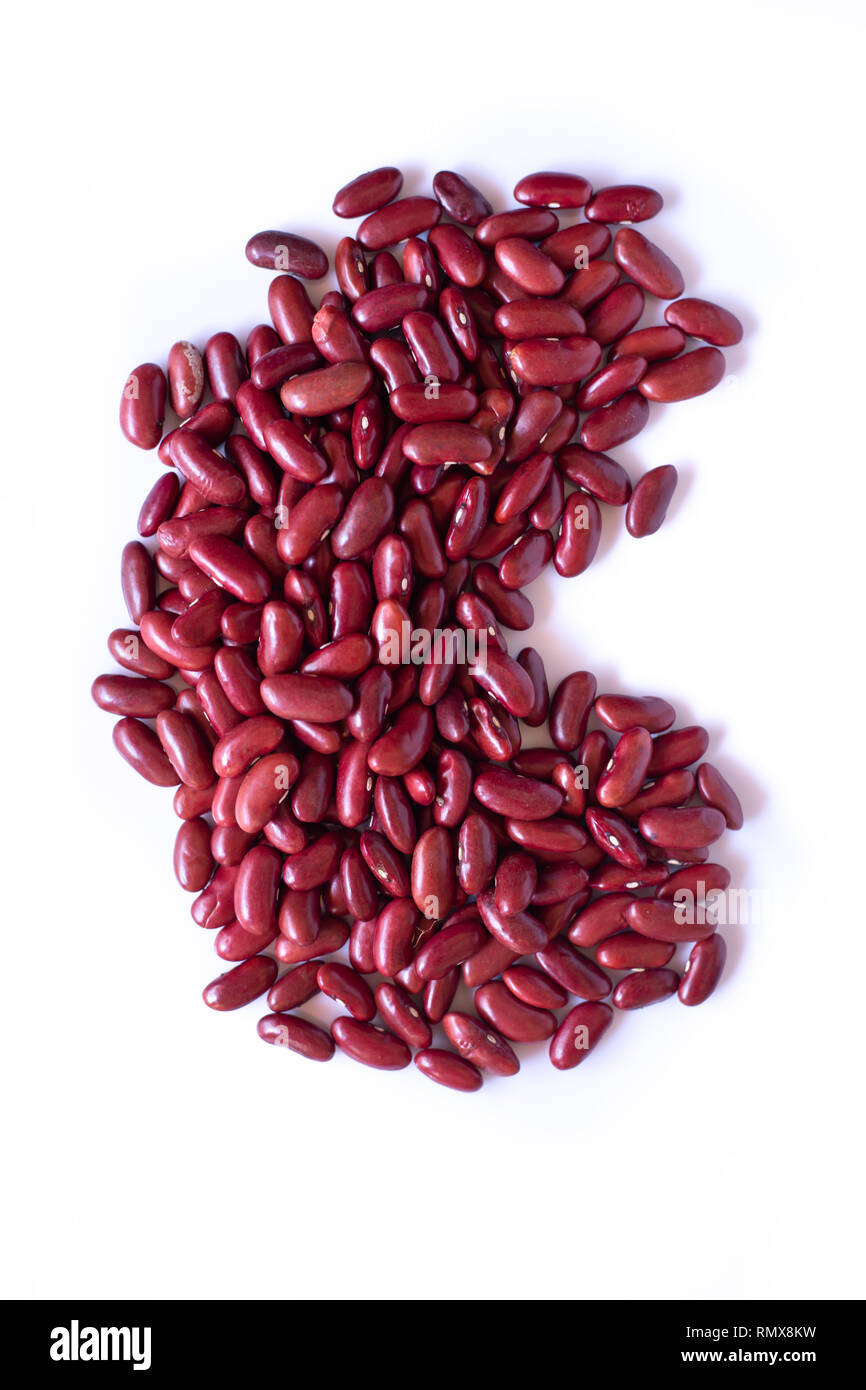 red bean on white background Stock Photo Alamy