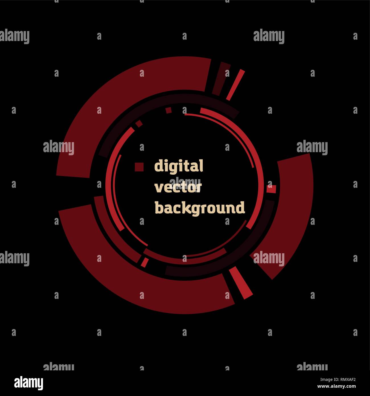 Abstract technology background with various technology elements Hi-tech ...