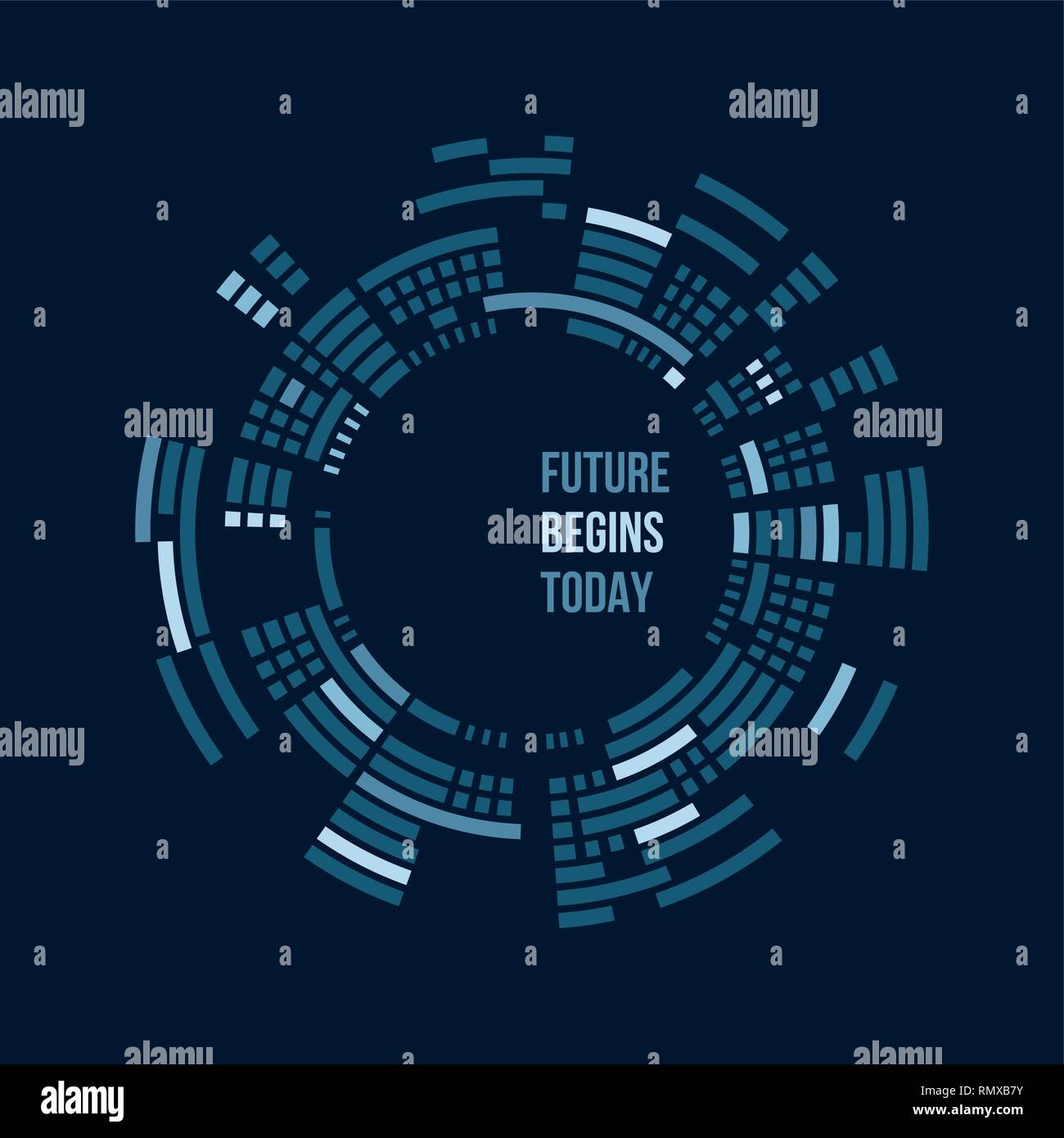 Abstract technology background with various technology elements Hi-tech ...