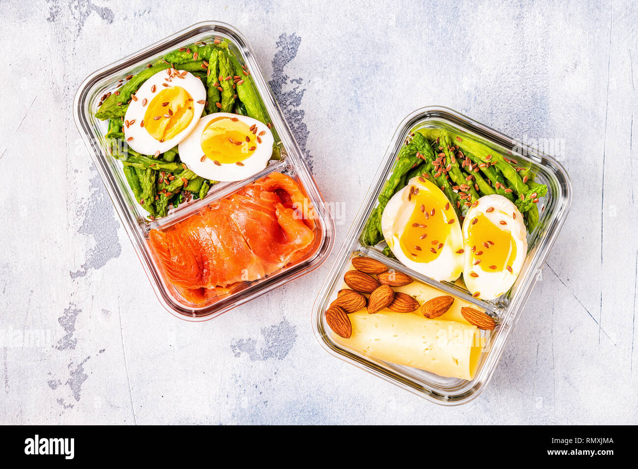 Healthy balanced lunch box, ketogenic diet lunch, home food for office ...