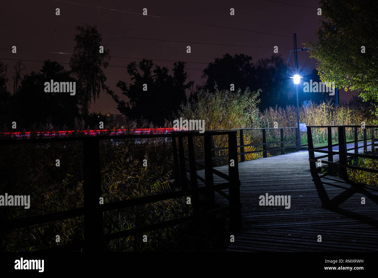 Steg nach Rapperswil Stock Photo