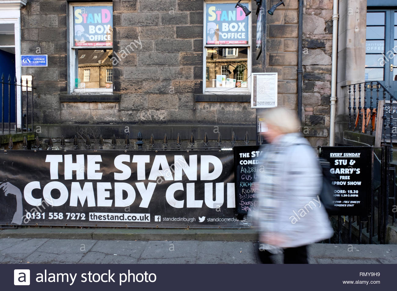 The Stand Comedy Club, York Place, Edinburgh, Scotland Stock Photo