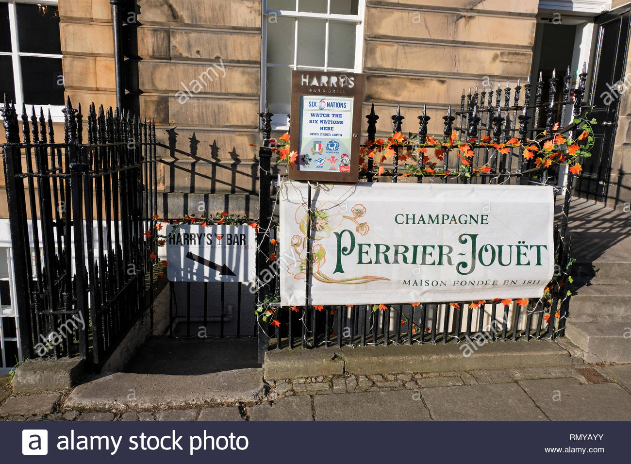 Harry's Bar, Edinburgh, Scotland Stock Photo Alamy