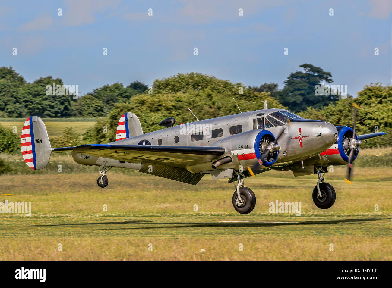Light aircraft beechcraft hi-res stock photography and images - Alamy