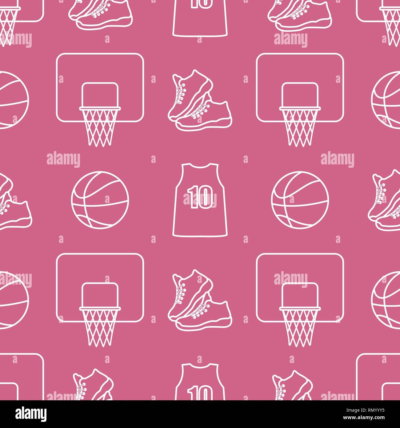 balls sports pattern background vector illustration design Stock