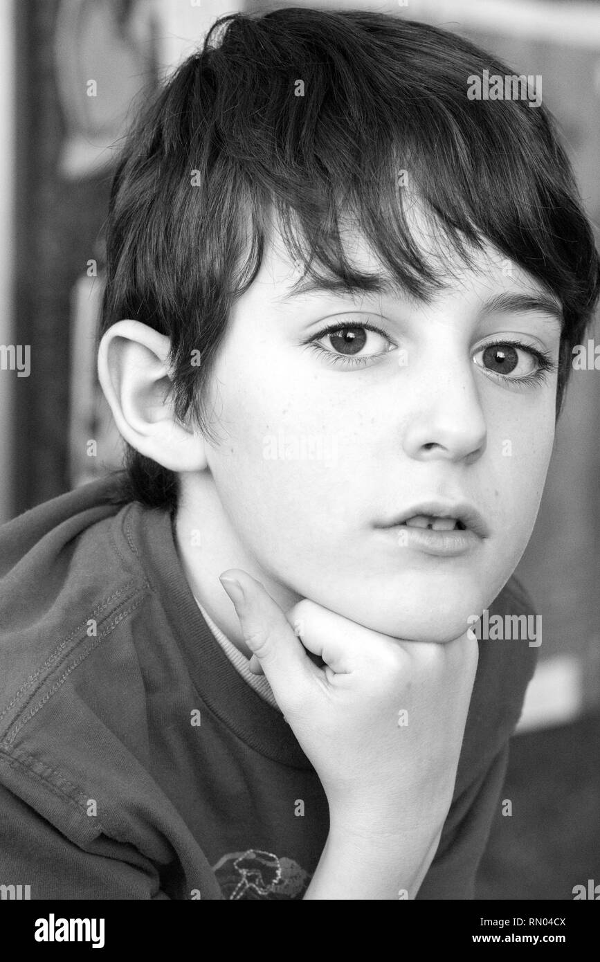 Boy Portrait Stock Photo