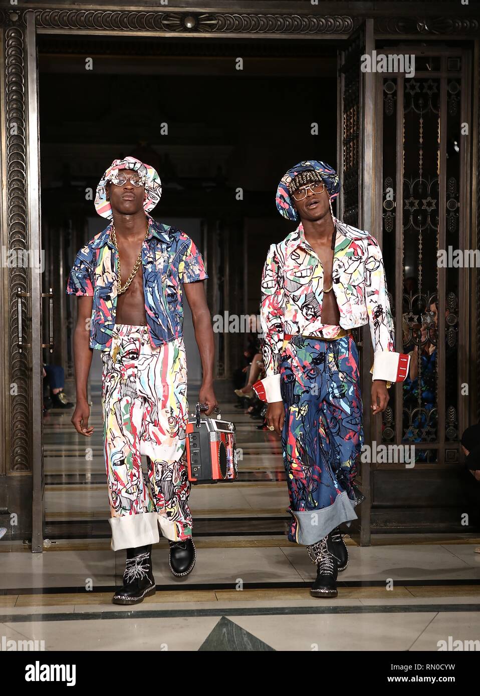 Fashion Scout February 2019 London Fashion Week Stock Photo - Alamy