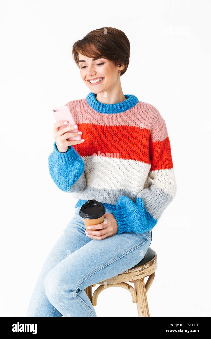 girl wearing a sweater