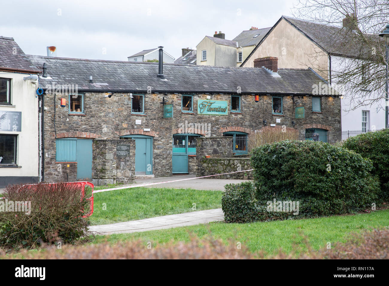 Historic old stone building in the heart of Carmarthen, Carmarthenshire